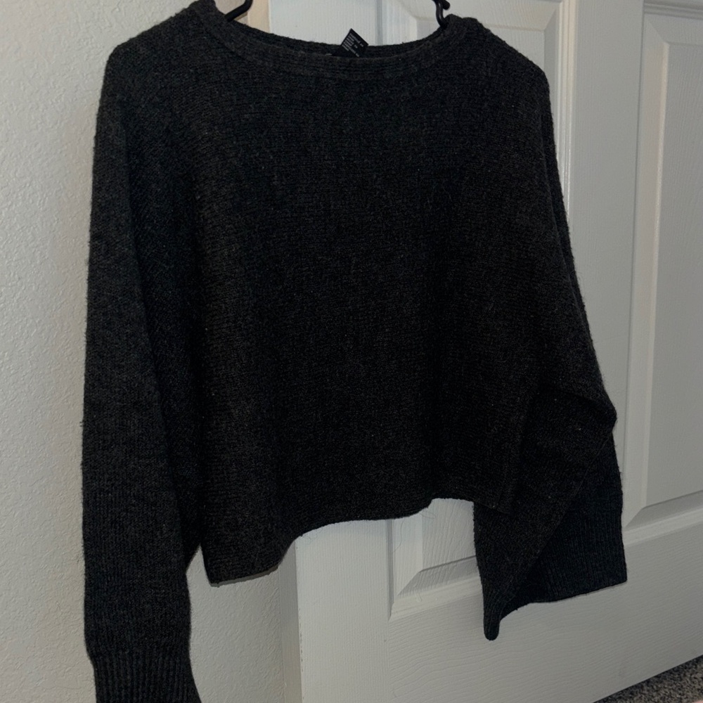 Women's Dark Grey Sweater Forever21